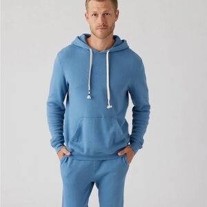 Sol Angeles Men’s Essential Waves Hoodie- Atlantic Atlas